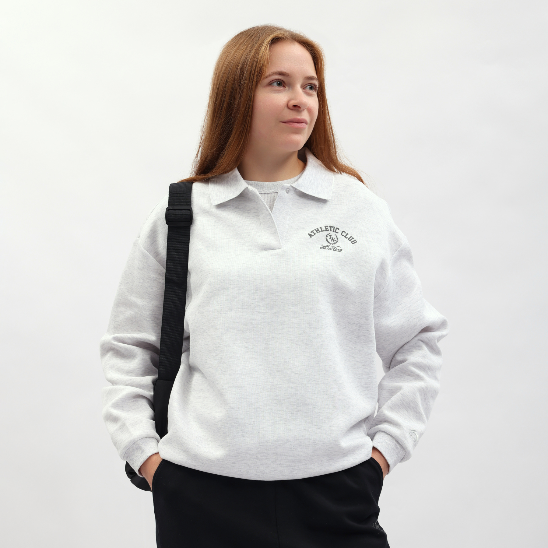 AWDW566-5 Толстовка Logo Lab серый